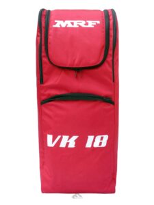 MRF VK18 WHEELIE RED BACKPACK SHOULDER CRICKET KIT BAG