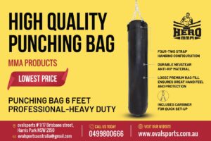 HIGH QUALITY PROFESSIONAL LEATHER PUNCHING BAG 6'ft