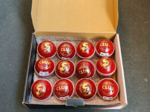 SG CLUB™ HIGH QUALITY FOUR-PIECE WATER PROOF CRICKET LEATHER BALL