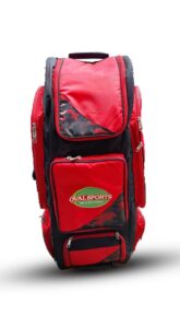 OVALSPORTS DUFFLE KIT BAG RED WITH WHEELS + COOL SECTION