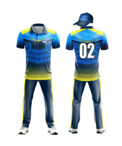 CUSTOM MADE CRICKET JERSEY BLUE