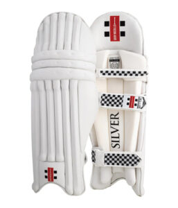 GRAY NICOLLS SILVER CRICKET BATTING PADS (XL AVAILABLE)